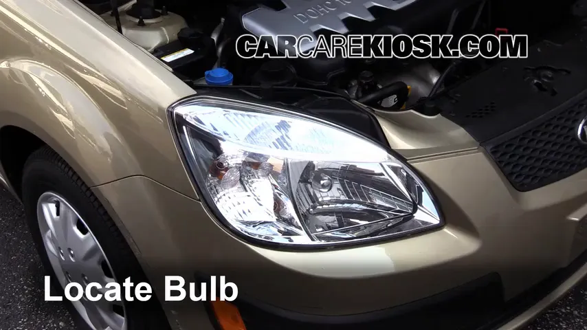 2006 Kia Rio 1.6L 4 Cyl. Lights Parking Light (replace bulb)